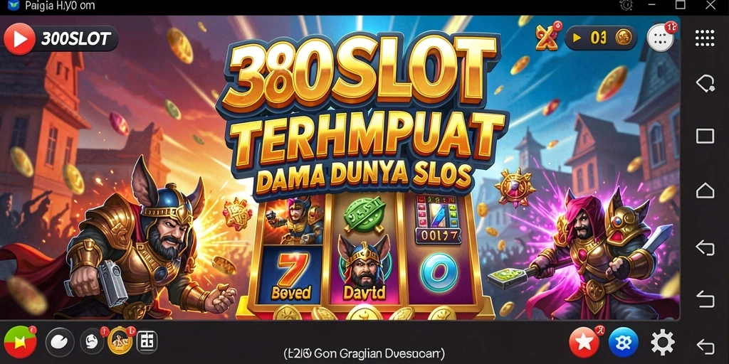 Tampilan pertempuran seru di 380SLOT dengan elemen slot.