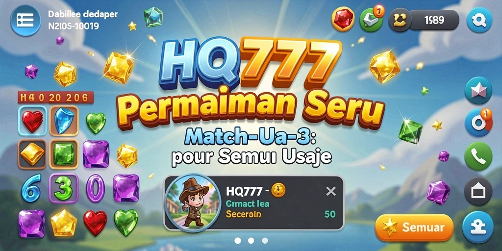 Tampilan gameplay HQ777 yang penuh warna dan menarik.