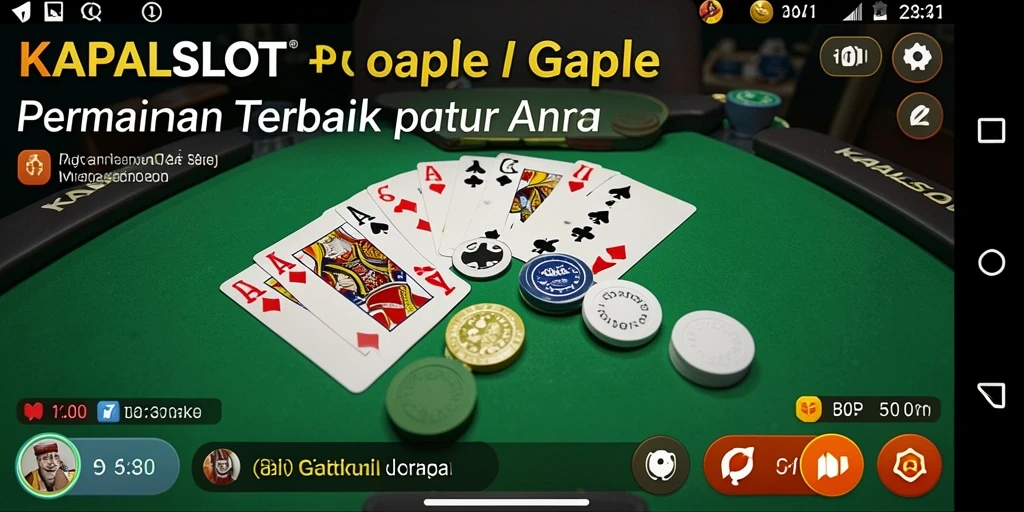 Gameplay KAPALSLOT yang seru dan menarik dalam permainan Gaple.