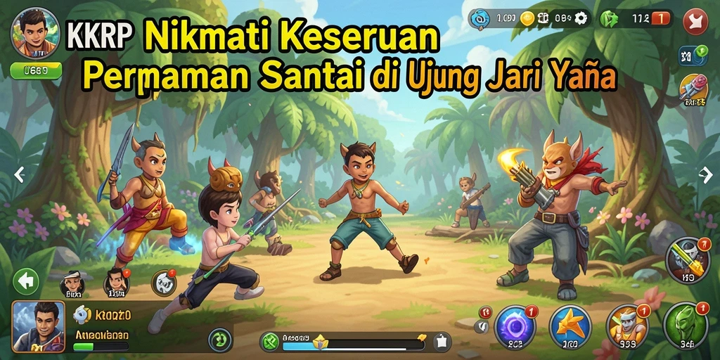 Tampilan gameplay KKRP yang seru dan menghibur.