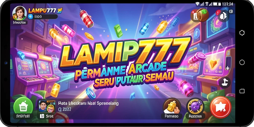 Tampilan gameplay LAMPU777 yang penuh aksi dan seru.