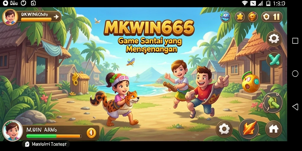 Tampilan menarik dari gameplay MKWIN666 yang seru.