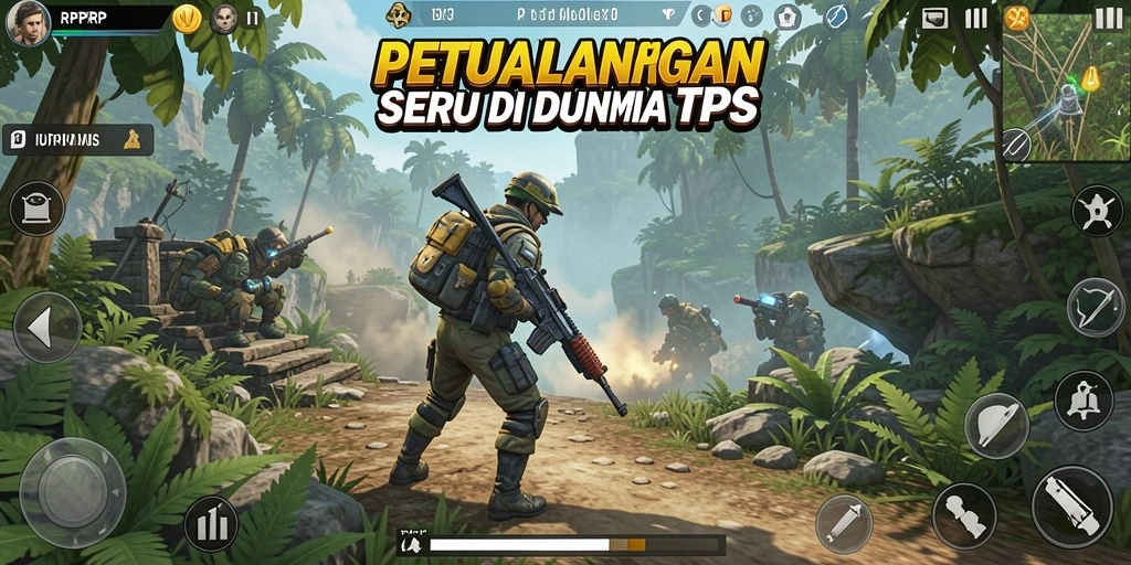 Tangkapan layar dari gameplay RPRPRP yang menegangkan dan penuh aksi.