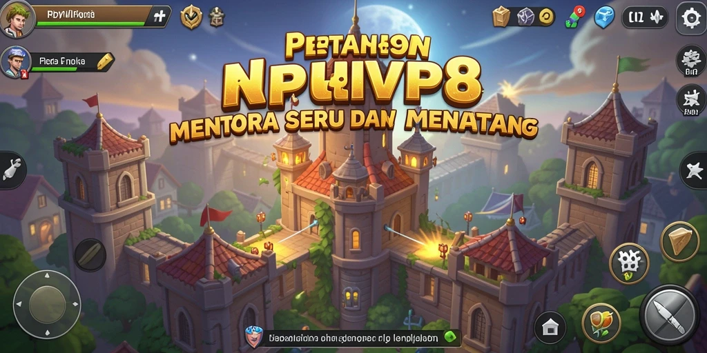 Tangkapan layar menampilkan aksi pertahanan menara di RPVIP8.