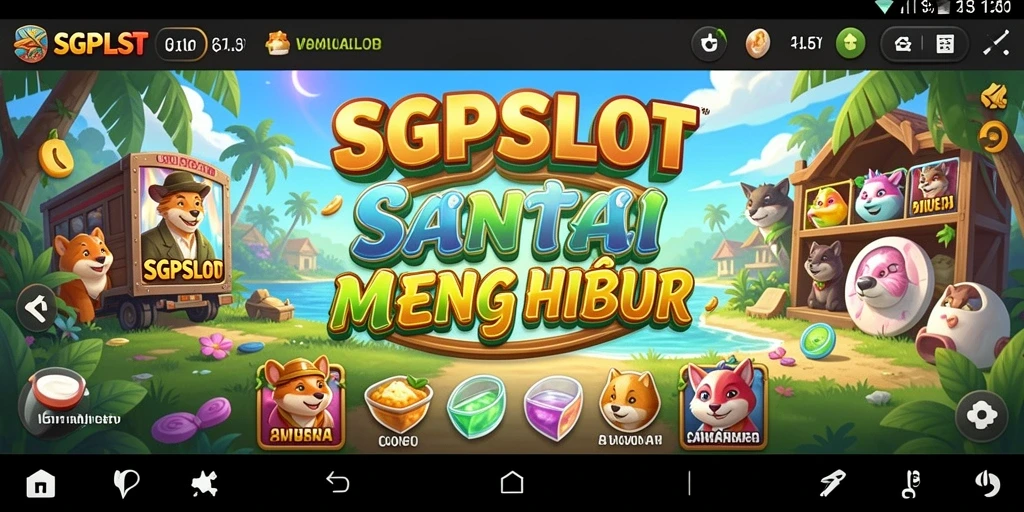 Tampilan gameplay SGPSLOT yang menarik dan penuh warna.