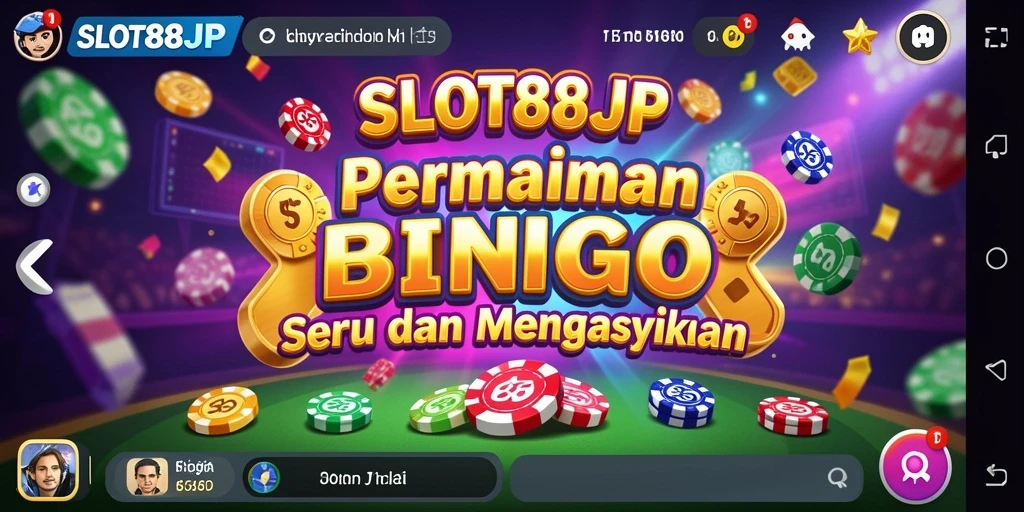 Tampilan gameplay Bingo di SLOT88JP yang mengasyikkan.