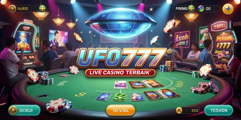 Tampilan gameplay menarik dari UFO777 saat bermain Live Casino.